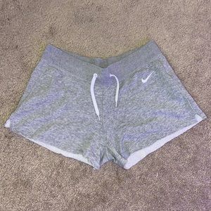 Nike raw hem shorts